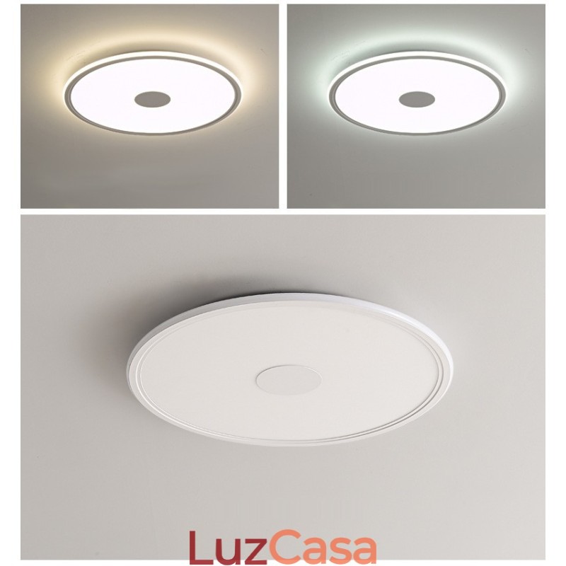 Nordic 3,5 cm de espessura redonda proteção ocular de espectro total luz de teto regulável interna