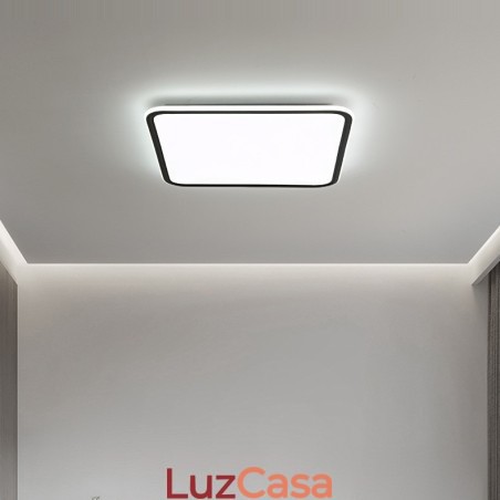Luminária de teto embutida quadrada moderna regulável para iluminação interna Luminária de teto embutida quadrada moderna regulável para iluminação interna