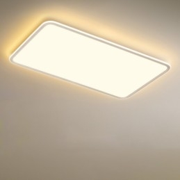 Luminária de teto embutida retangular regulável de tamanho grande moderna Luminária de iluminação interna