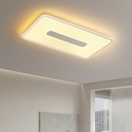 Moderno tamanho grande retângulo regulável montagem embutida luz de teto espectro total proteção ocular