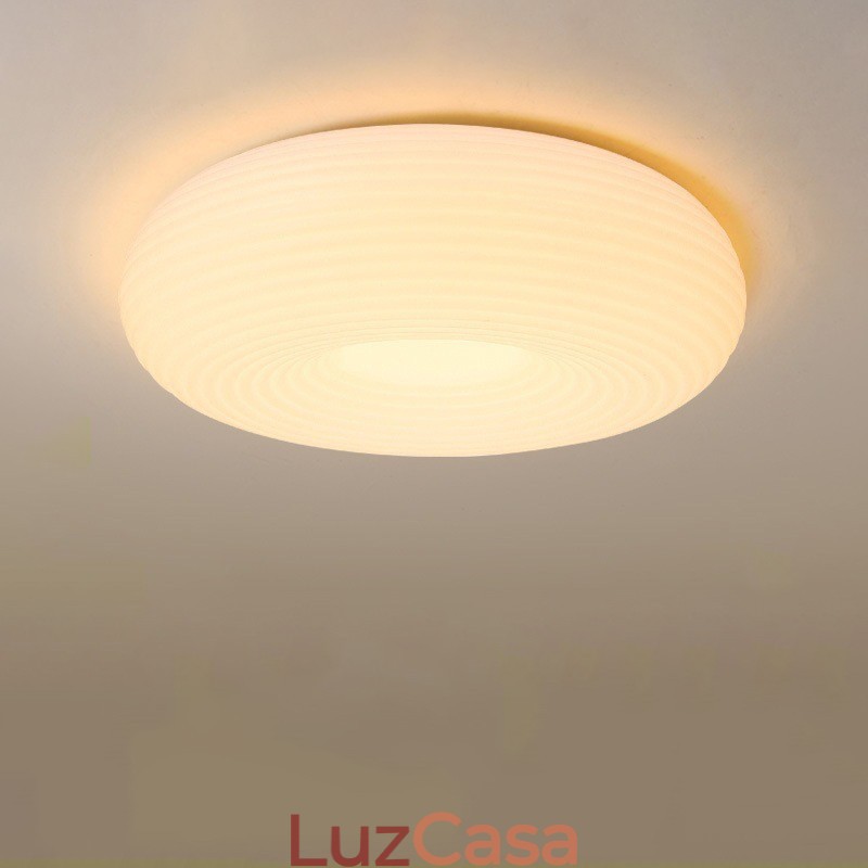 Luz de teto redonda moderna de proteção ocular de espectro total regulável