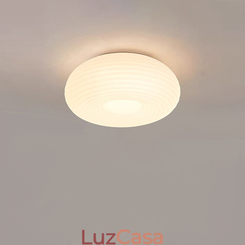 Luz de teto redonda moderna de proteção ocular de espectro total regulável