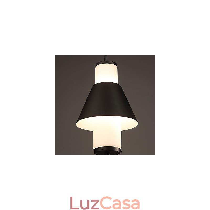 Lustre Mini Estilo Moderno Contemporâneo Metal Pendente Luz