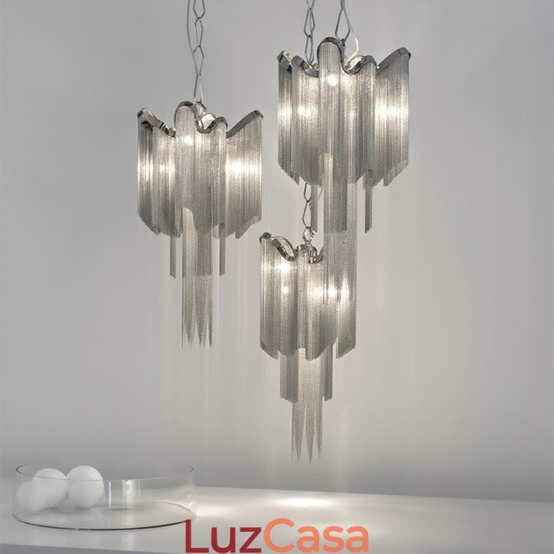 Tassels Extra Large Size Chandelier Designer Luz de teto pendente