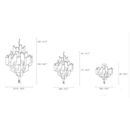 Tassels Extra Large Size Chandelier Designer Luz de teto pendente