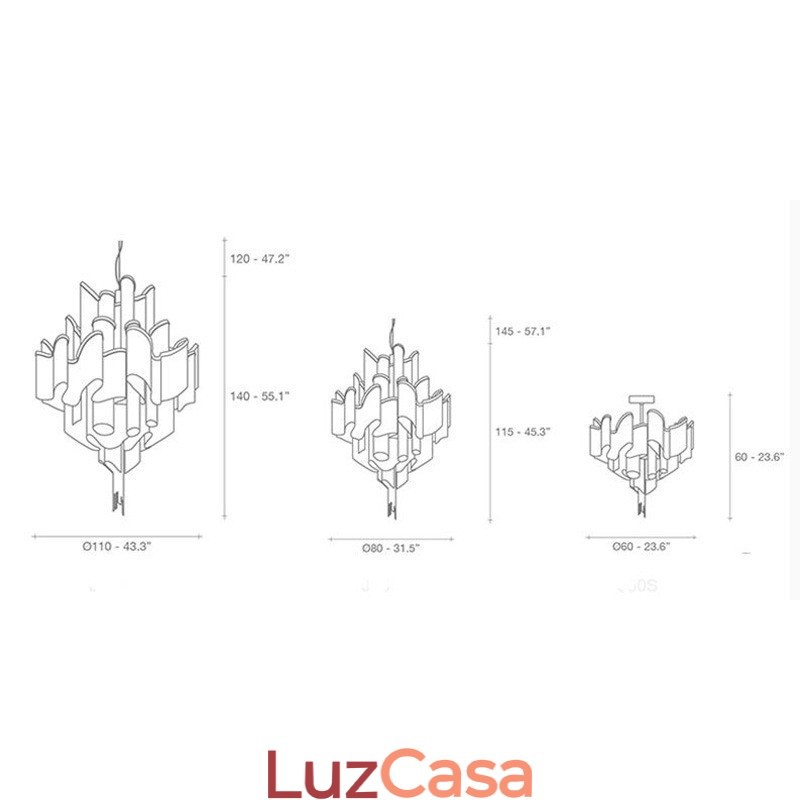 Tassels Extra Large Size Chandelier Designer Luz de teto pendente
