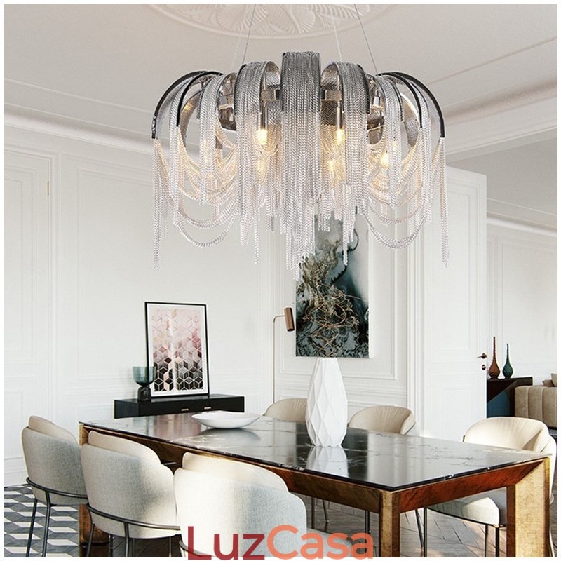 Tassels Extra Large Size Chandelier Designer Luz de teto pendente