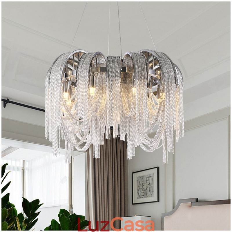 Tassels Extra Large Size Chandelier Designer Luz de teto pendente