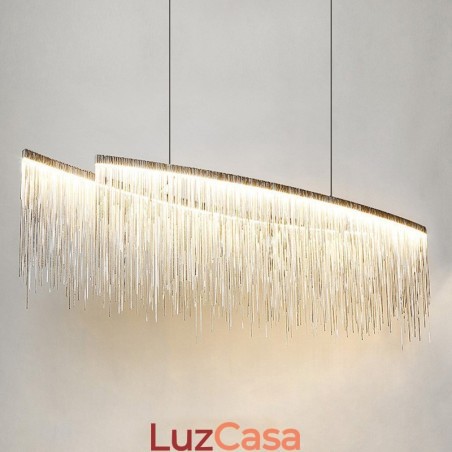 Tassels Extra Grande Tamanho Designer Teto Pendente Luz Ilha Tassels Extra Grande Tamanho Designer Teto Pendente Luz Ilha
