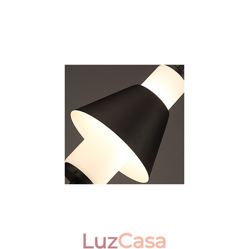 Lustre Mini Estilo Moderno Contemporâneo Metal Pendente Luz