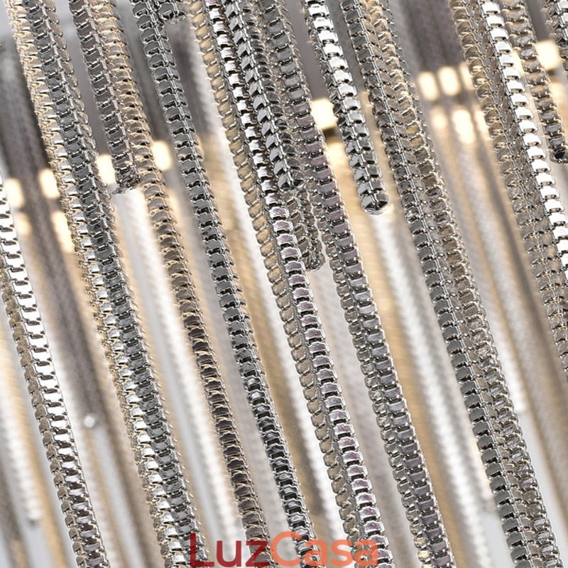 Tassels Extra Grande Tamanho Designer Teto Pendente Luz Ilha