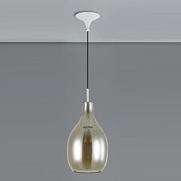 Lustre 1 Luz Simples Moderno Artístico