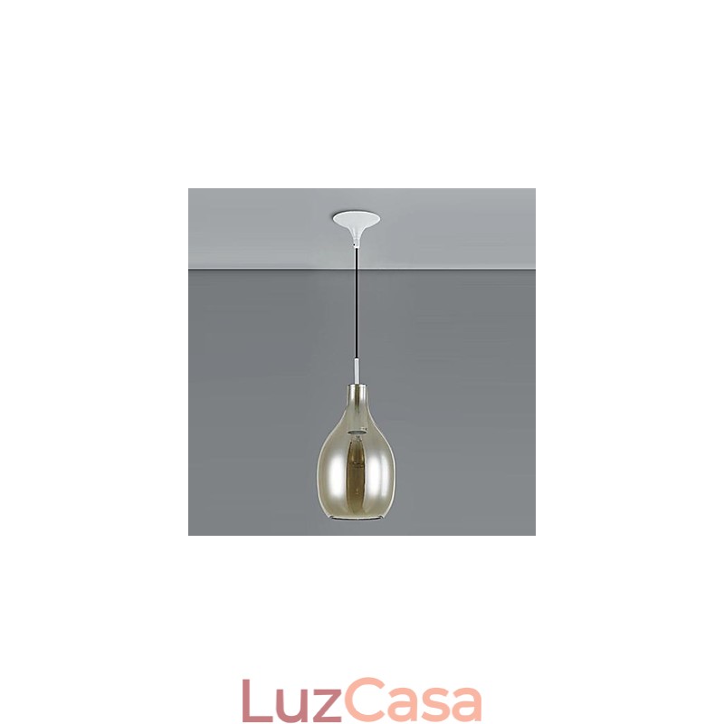 Lustre 1 Luz Simples Moderno Artístico