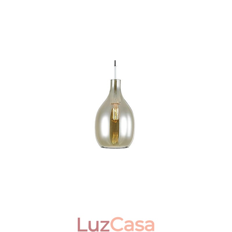 Lustre 1 Luz Simples Moderno Artístico