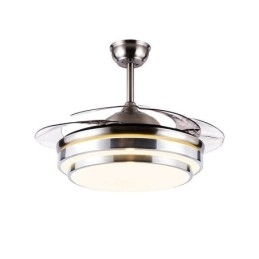 Luminária de teto moderna ABS Fan Blade Iluminação acrílica
