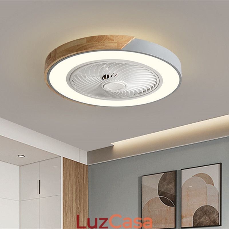 Ventilador de teto inteligente com luzes controle remoto decoração ventilador lâmpada