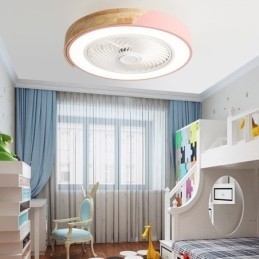 Ventilador de teto inteligente com luzes controle remoto decoração ventilador lâmpada
