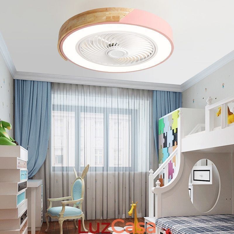 Ventilador de teto inteligente com luzes controle remoto decoração ventilador lâmpada