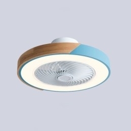 Ventilador de teto inteligente com luzes controle remoto decoração ventilador lâmpada