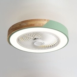 Ventilador de teto inteligente com luzes controle remoto decoração ventilador lâmpada