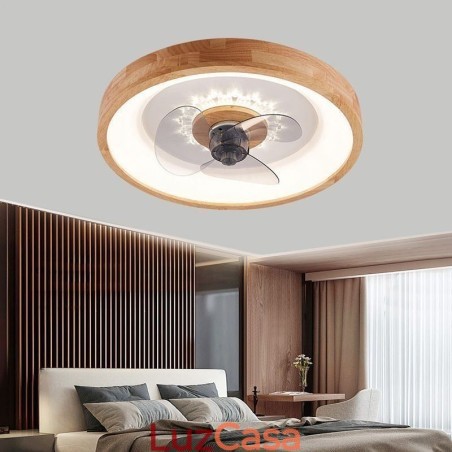 Ventilador de teto inversor moderno com luzes, controle remoto, luz de teto, ventilador, lâmpada