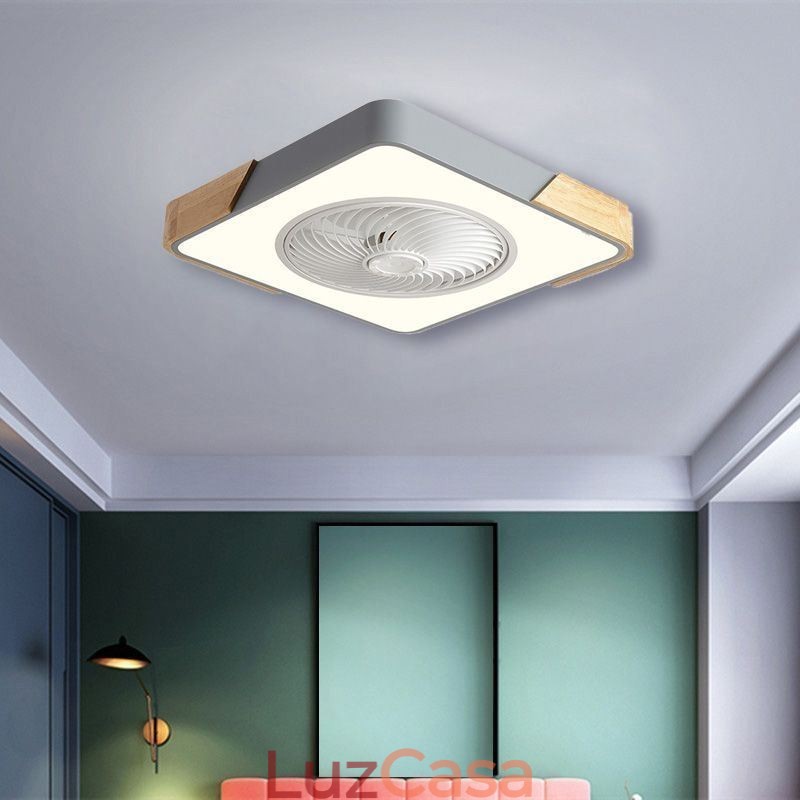 Ventilador de teto moderno Luzes de teto simples Lâmpada de teto