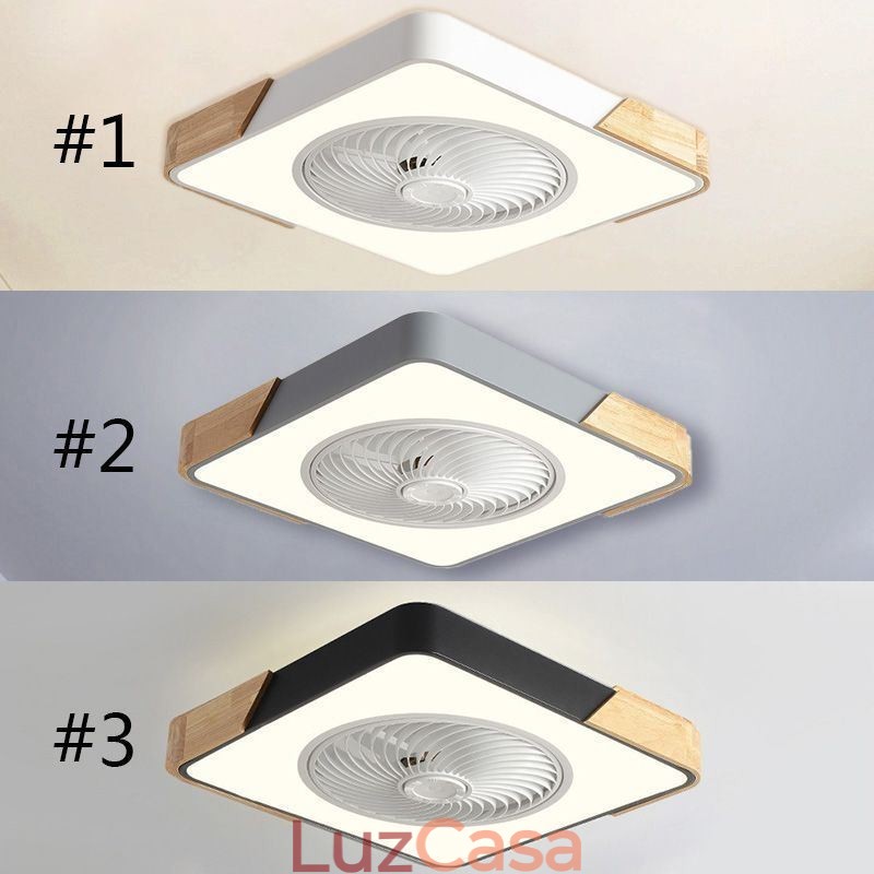 Ventilador de teto moderno Luzes de teto simples Lâmpada de teto
