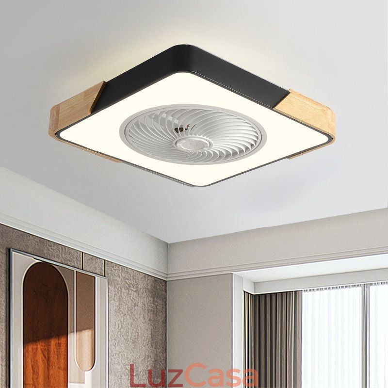 Ventilador de teto moderno Luzes de teto simples Lâmpada de teto