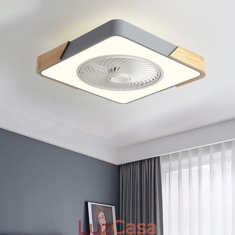 Ventilador de teto moderno Luzes de teto simples Lâmpada de teto