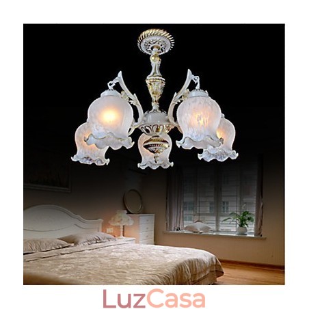 Lustre Tradicional Clássico Vintage Retro Metal Lustre Tradicional Clássico Vintage Retro Metal