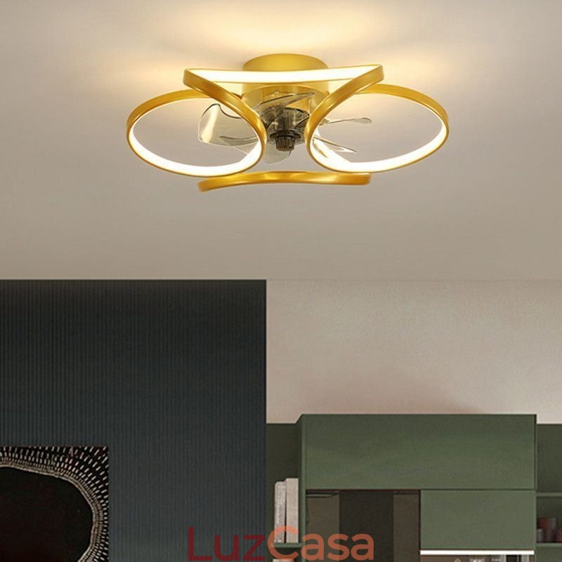 Ventilador de teto exclusivo e luz Ventilador de teto moderno com luzes