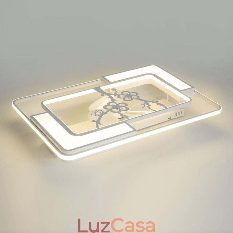 Luminárias de teto retangulares modernas