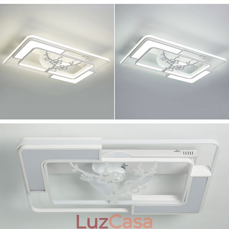 Luminárias de teto retangulares modernas