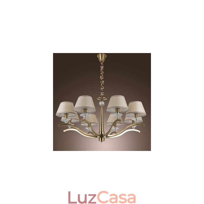Lustre moderno contemporâneo tradicional clássico rústico chalé vintage country island latão metal lustre