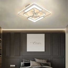 Ventiladores de teto estilo europeu com luz