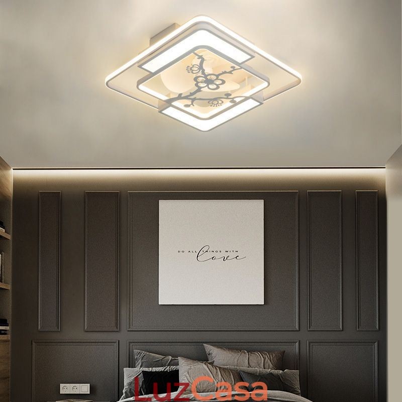 Ventiladores de teto estilo europeu com luz