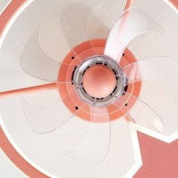 Ventilador de teto de desenho animado, luminária de teto criativa para crianças