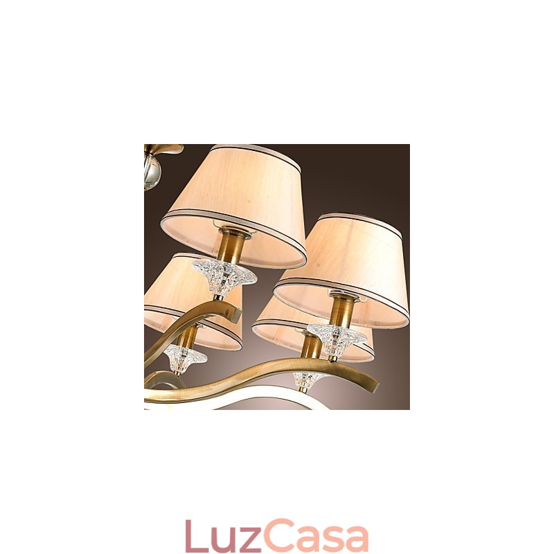 Lustre moderno contemporâneo tradicional clássico rústico chalé vintage country island latão metal lustre