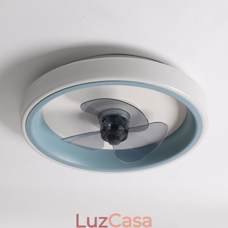 Ventilador de teto moderno com luzes, controle remoto, ventilador de teto