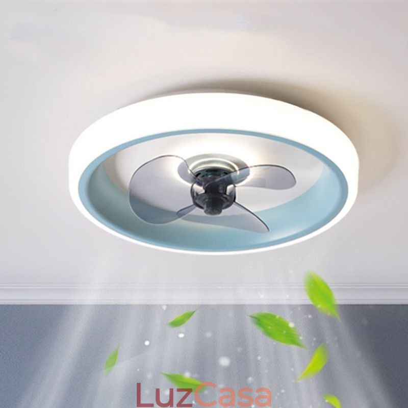 Ventilador de teto moderno com luzes, controle remoto, ventilador de teto