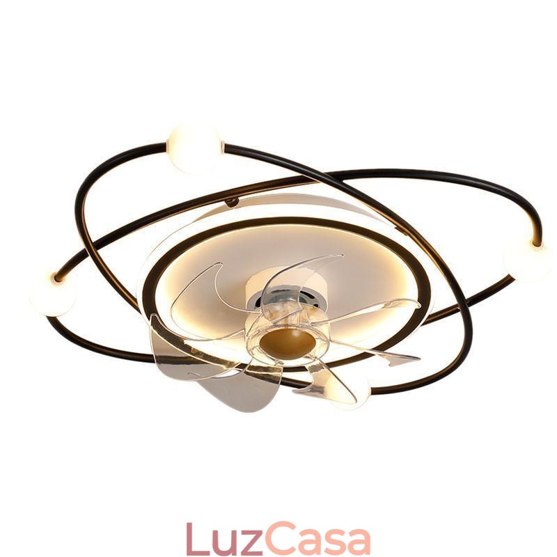 Ventiladores de teto modernos Iluminação interna Jantar
