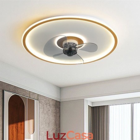 Macaron Ventilador de Teto Luz Controle Remoto Decor Ventilateur Macaron Ventilador de Teto Luz Controle Remoto Decor Ventilateur