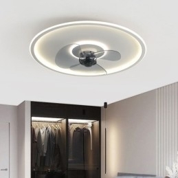 Macaron Ventilador de Teto Luz Controle Remoto Decor Ventilateur