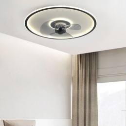 Macaron Ventilador de Teto Luz Controle Remoto Decor Ventilateur