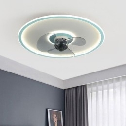 Macaron Ventilador de Teto Luz Controle Remoto Decor Ventilateur