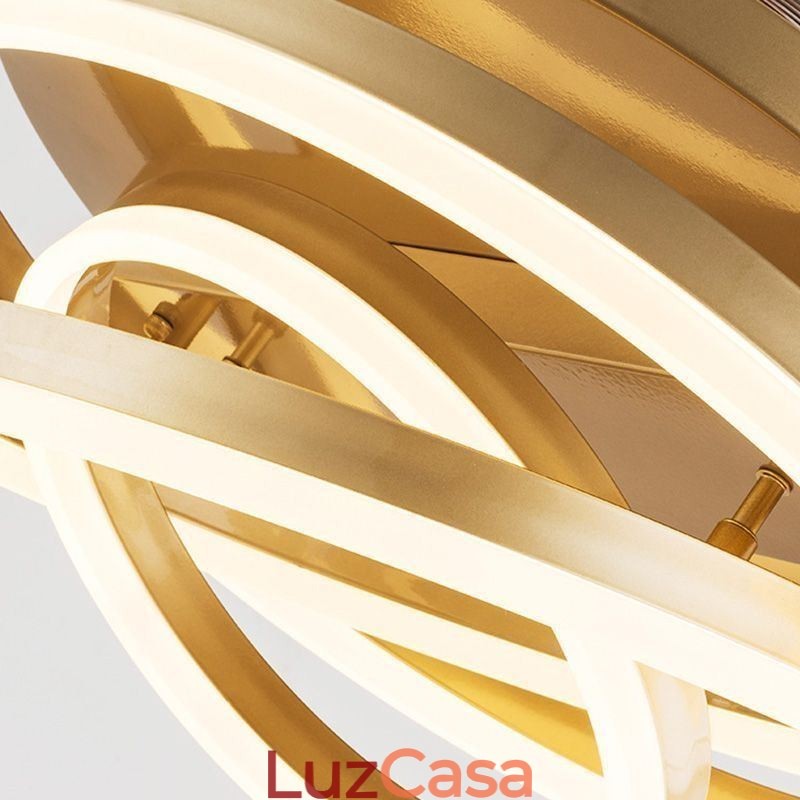 Ventilador Inverter Criativo Lustre Ventilador Luz
