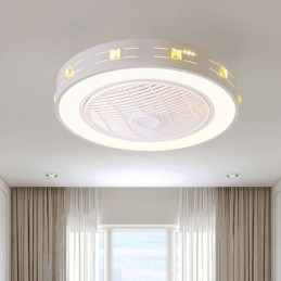 Ventilador de teto ultrafino com luz invisível Ventilador de teto com luz