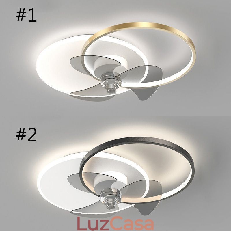 Luminária de teto estilo ventilador, luminária moderna estilo art déco