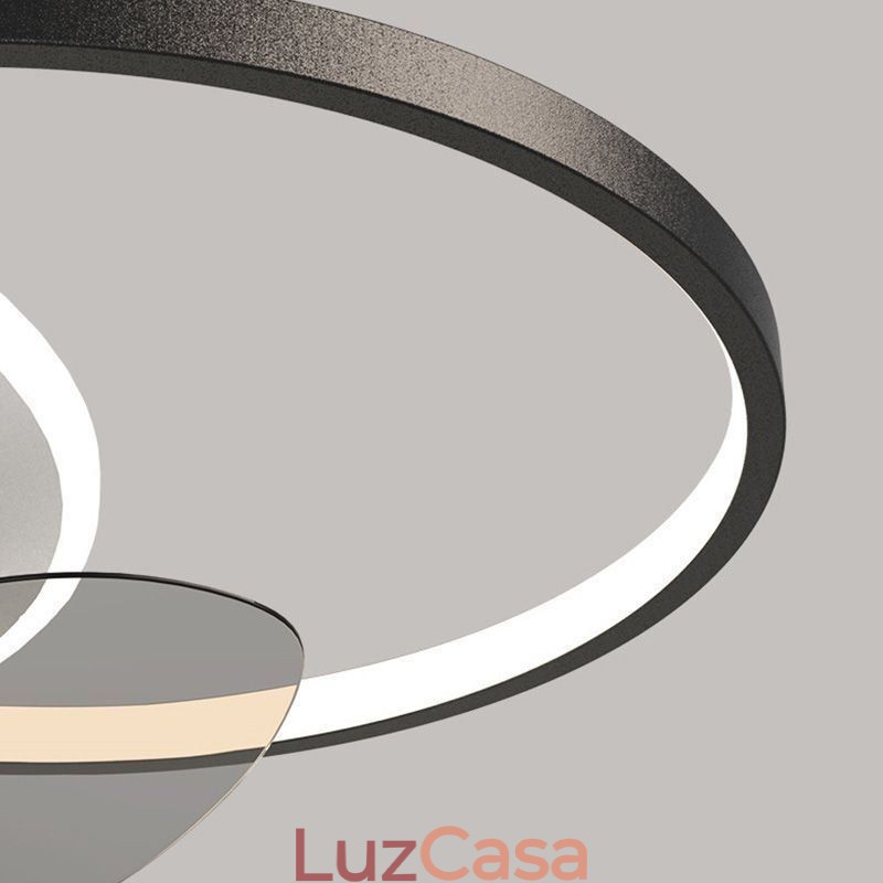 Luminária de teto estilo ventilador, luminária moderna estilo art déco