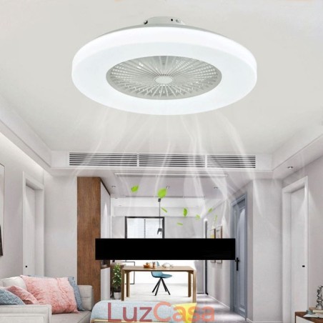 Ventilador de teto Luz tricromática Dimerização 3 velocidades Controle remoto Ventilador de teto Luz tricromática Dimerização 3 velocidades Controle remoto